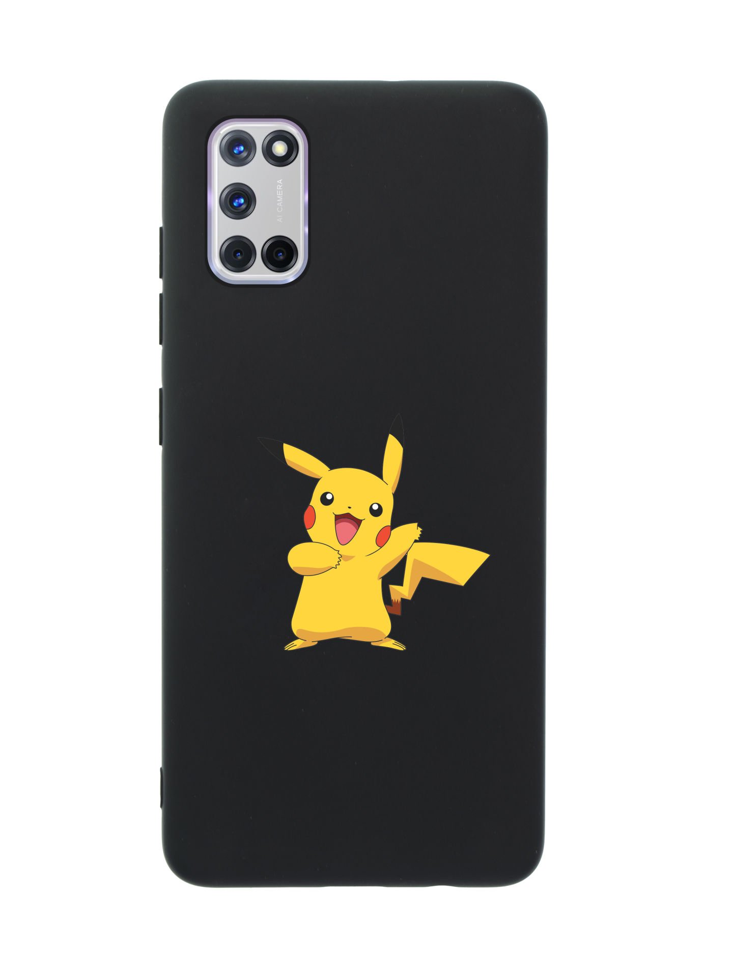 Oppo A72 Pikachu Premium Silikonlu Telefon Kılıfı