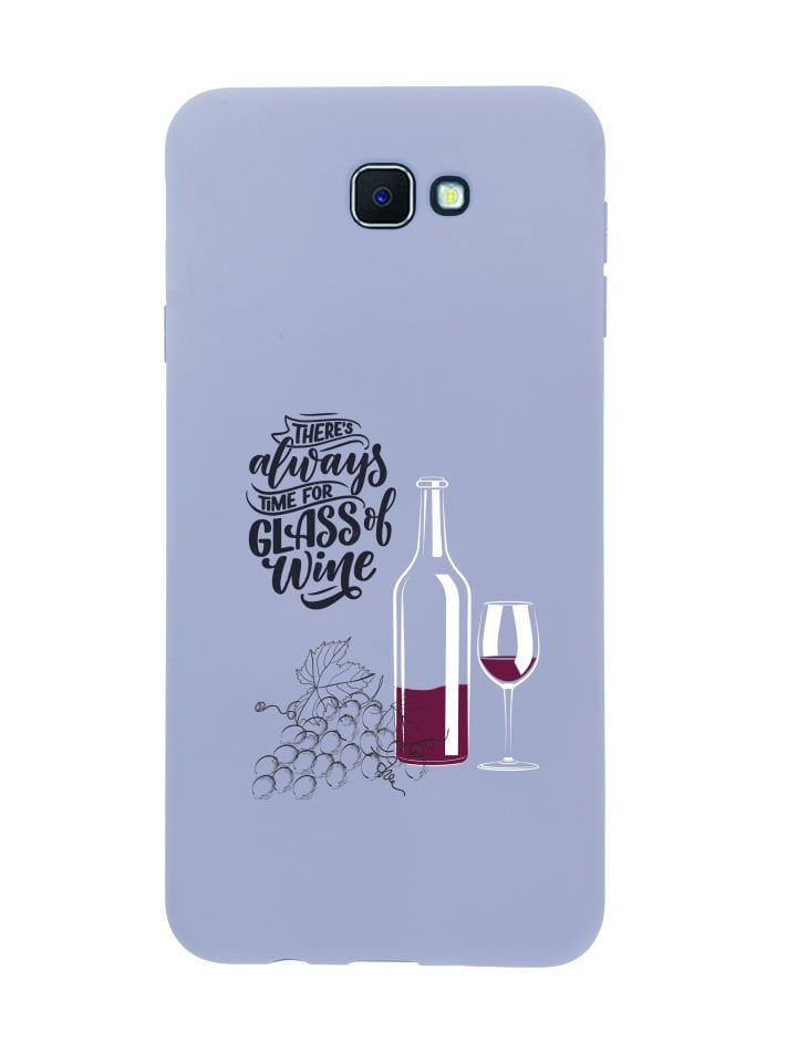 Samsung J7 Prime 2 Wine And Grape Premium Silikonlu Telefon Kılıfı