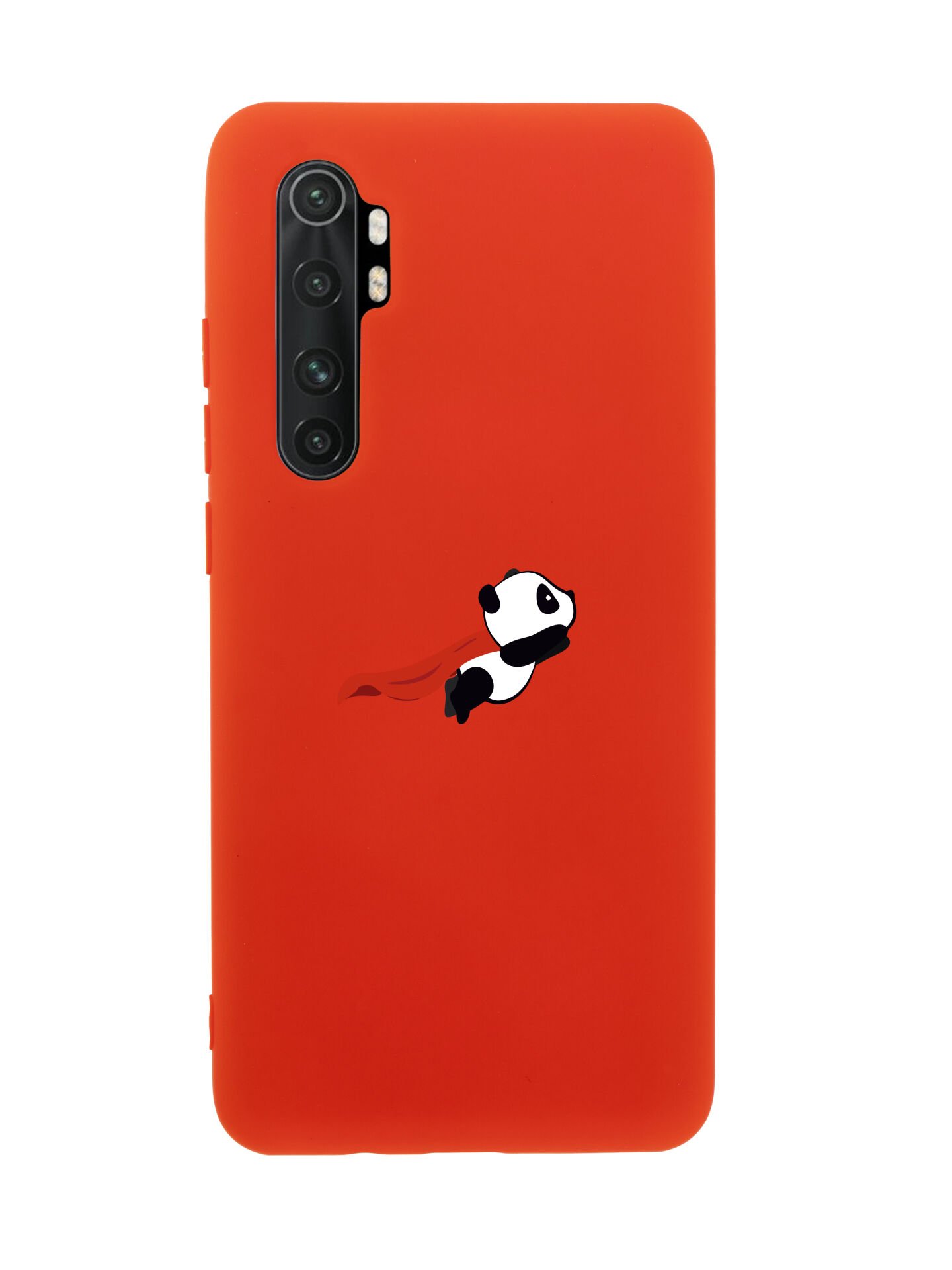 Xiaomi Note 10 Lite Uçan Panda Premium Silikonlu Telefon Kılıfı