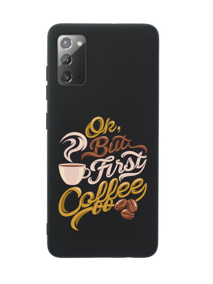 Samsung Note 20 First Coffee Premium Silikonlu Telefon Kılıfı