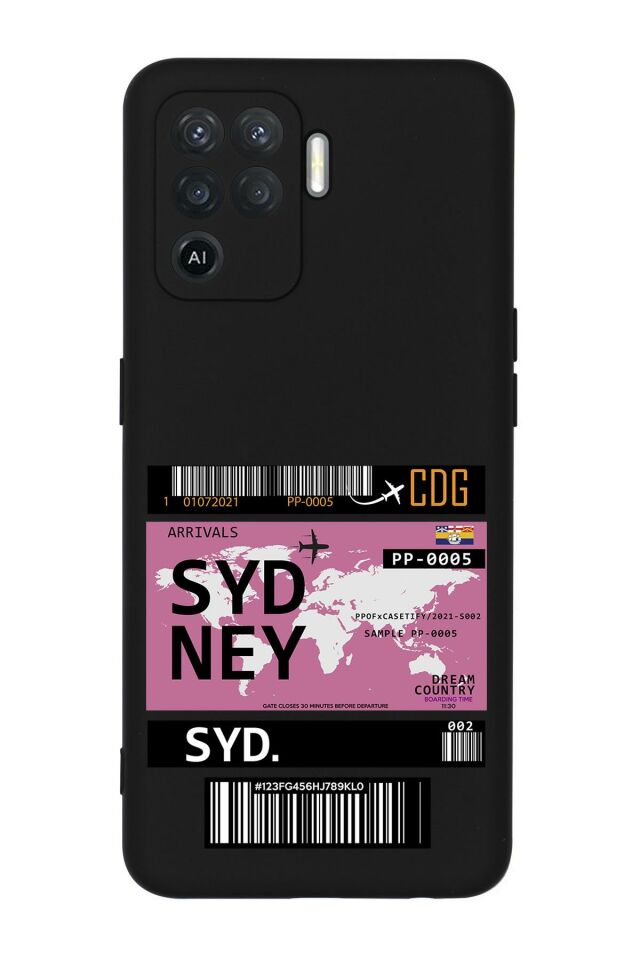 Oppo Reno 5 Lite Sydney Desenli Premium Silikonlu Telefon Kılıfı