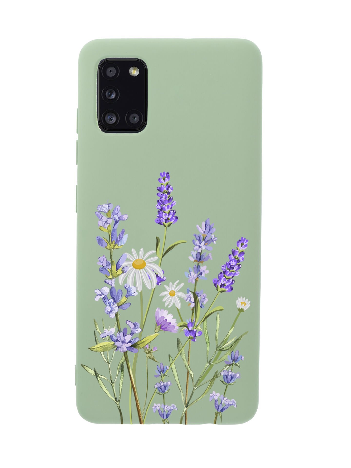 Samsung A31 Lavender Premium Silikonlu Telefon Kılıfı