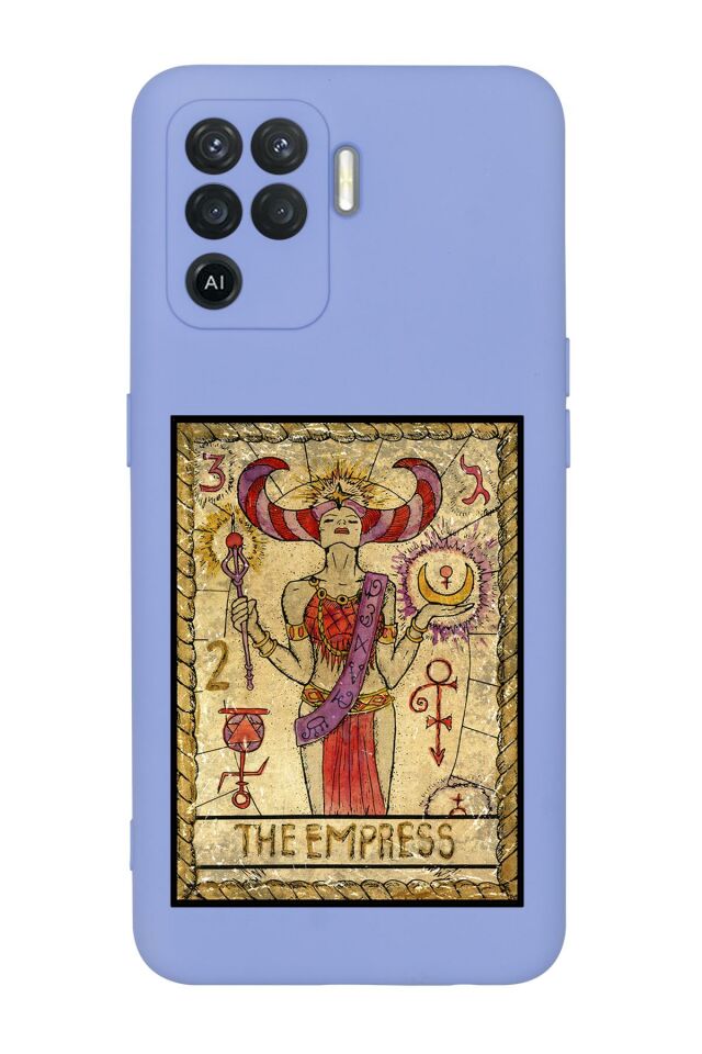 Oppo Reno 5 Lite The Empress Desenli Premium Silikonlu Telefon Kılıfı