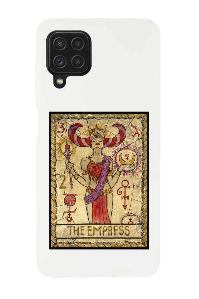 Galaxy M32 Uyumlu The Empress Desenli Premium Silikonlu Lansman Telefon Kılıfı