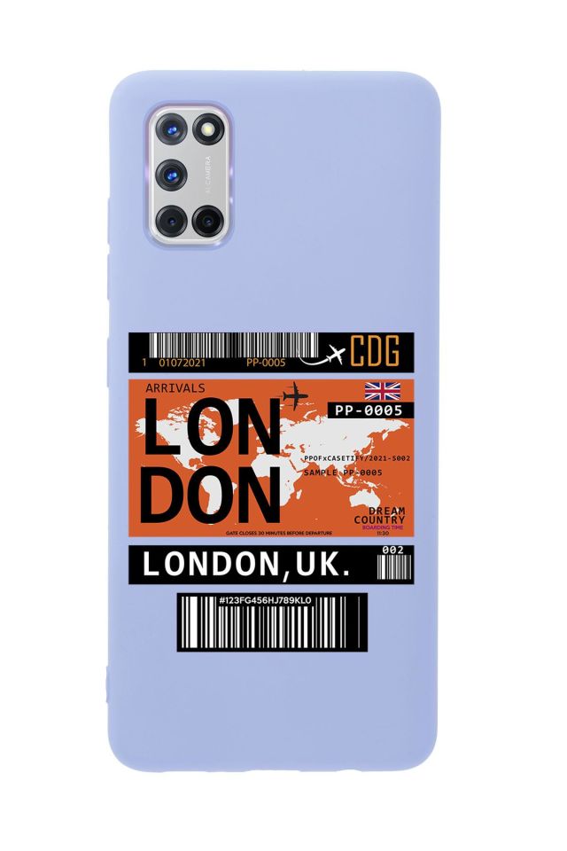 Oppo A52 London Premium Silikonlu Telefon Kılıfı
