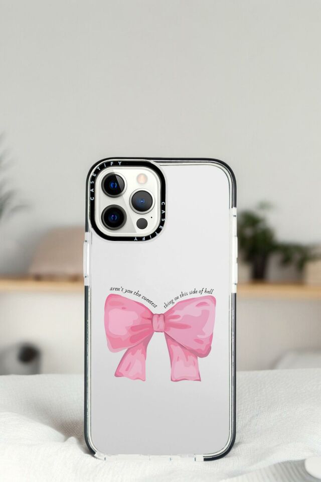 iPhone 14 Pro Max Kurdele Desenli Casetify Darbe Emci Silikonlu Telefon Kılıfı