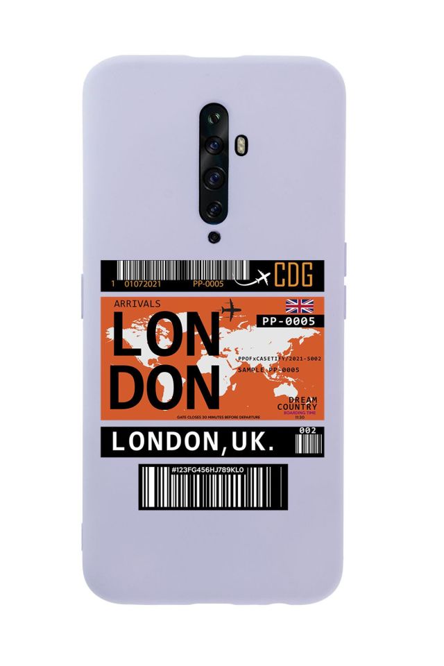 Oppo Reno 2Z London Premium Silikonlu Telefon Kılıfı