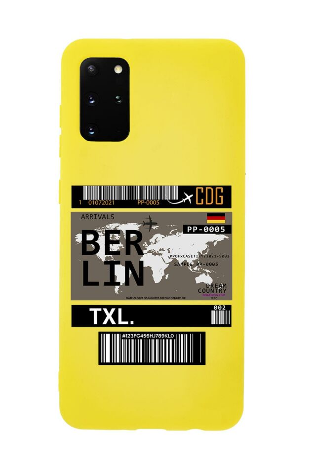 Samsung S20 Plus Berlin Premium Silikonlu Telefon Kılıfı