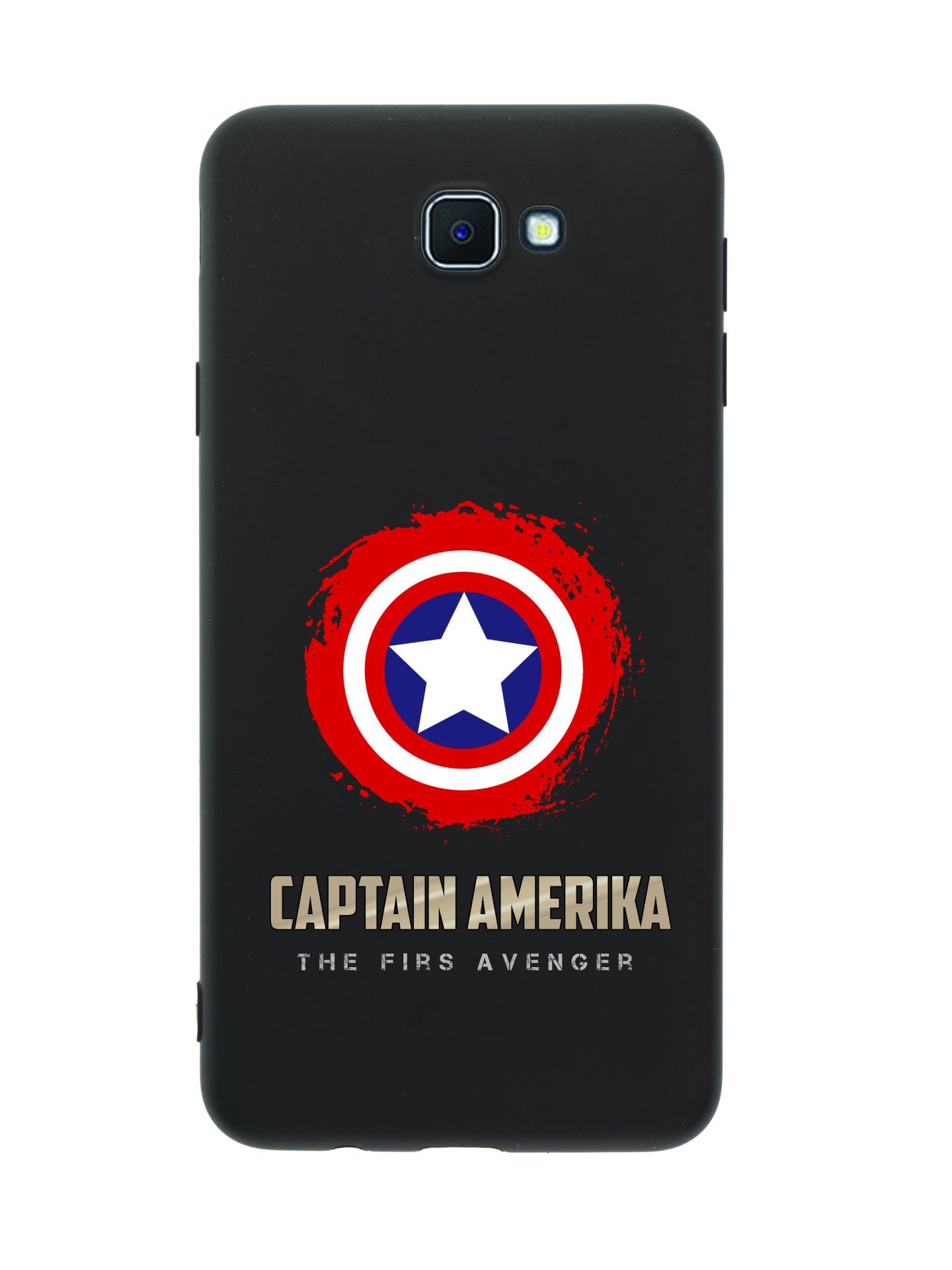 Samsung J7 Prime Captain America Premium Silikonlu Telefon Kılıfı