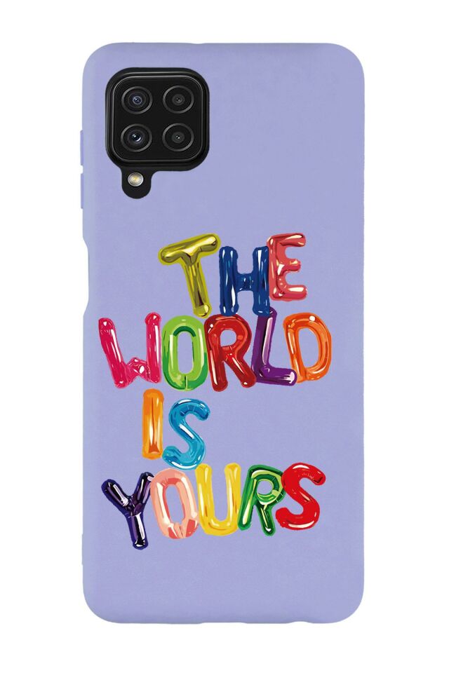 Samsung M22 The World Is Yours Desenli Premium Silikonlu Telefon Kılıfı