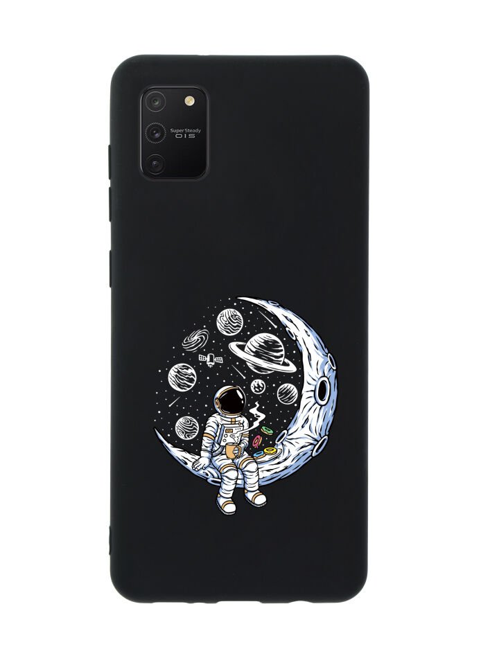 Samsung S10 Lite Keyifli Astronot Premium Silikonlu Telefon Kılıfı