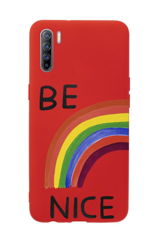 Oppo Reno 3 Be Nice Premium Silikonlu Telefon Kılıfı