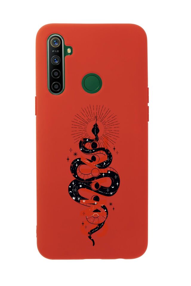 Realme 5i Snake Premium Silikonlu Telefon Kılıfı