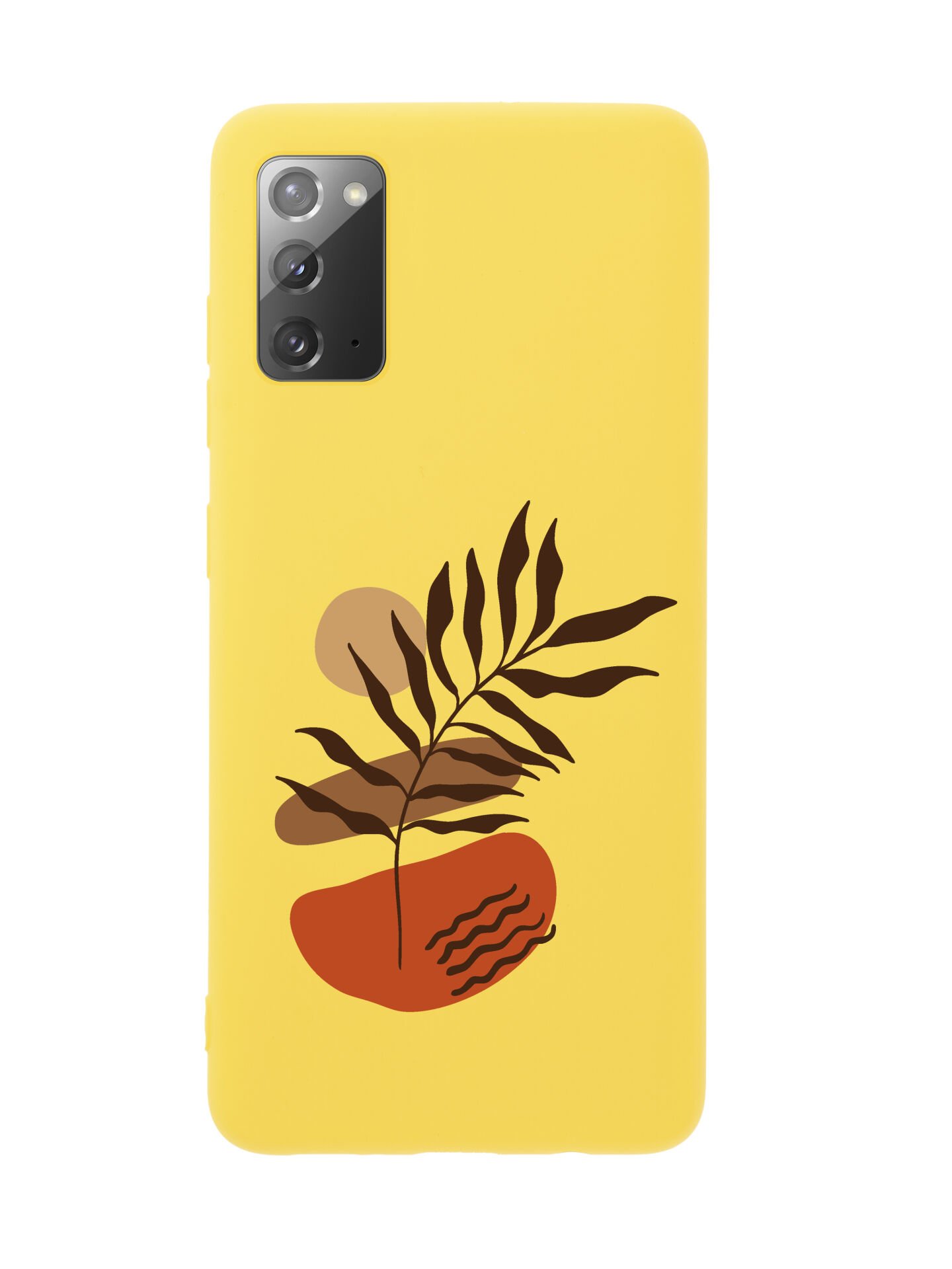 Samsung Note 20 Floral Art Premium Silikonlu Telefon Kılıfı