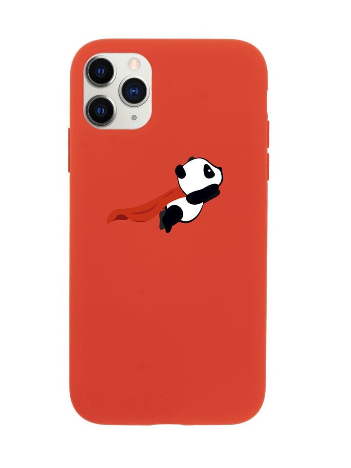 iPhone 11 Pro Uçan Panda Desenli Premium Lansman Kılıf