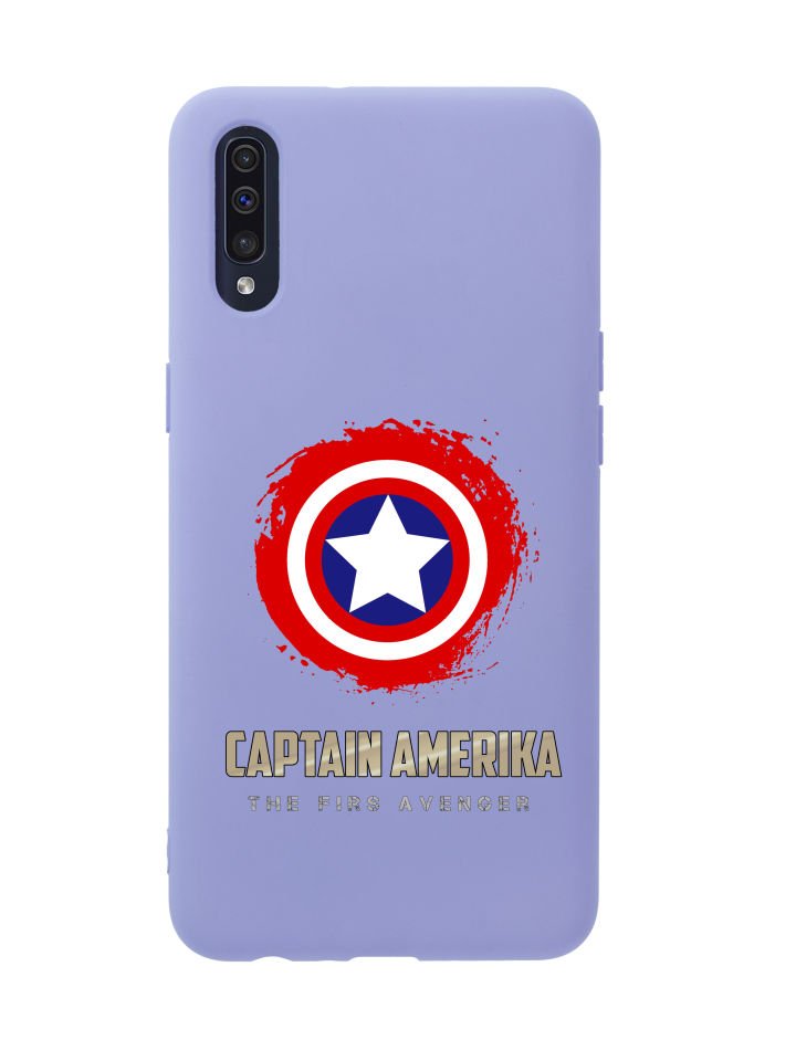 Samsung A50 Captain America Premium Silikonlu Telefon Kılıfı