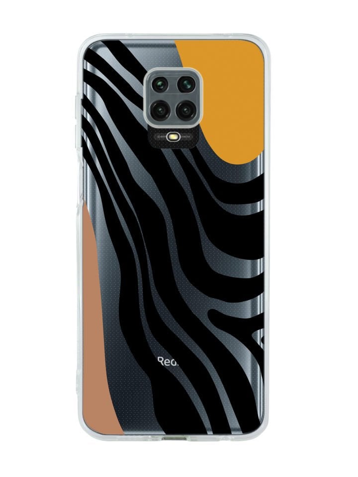 Xiaomi Redmi Note 9s Modern Art Şeffaf Telefon Kılıfı