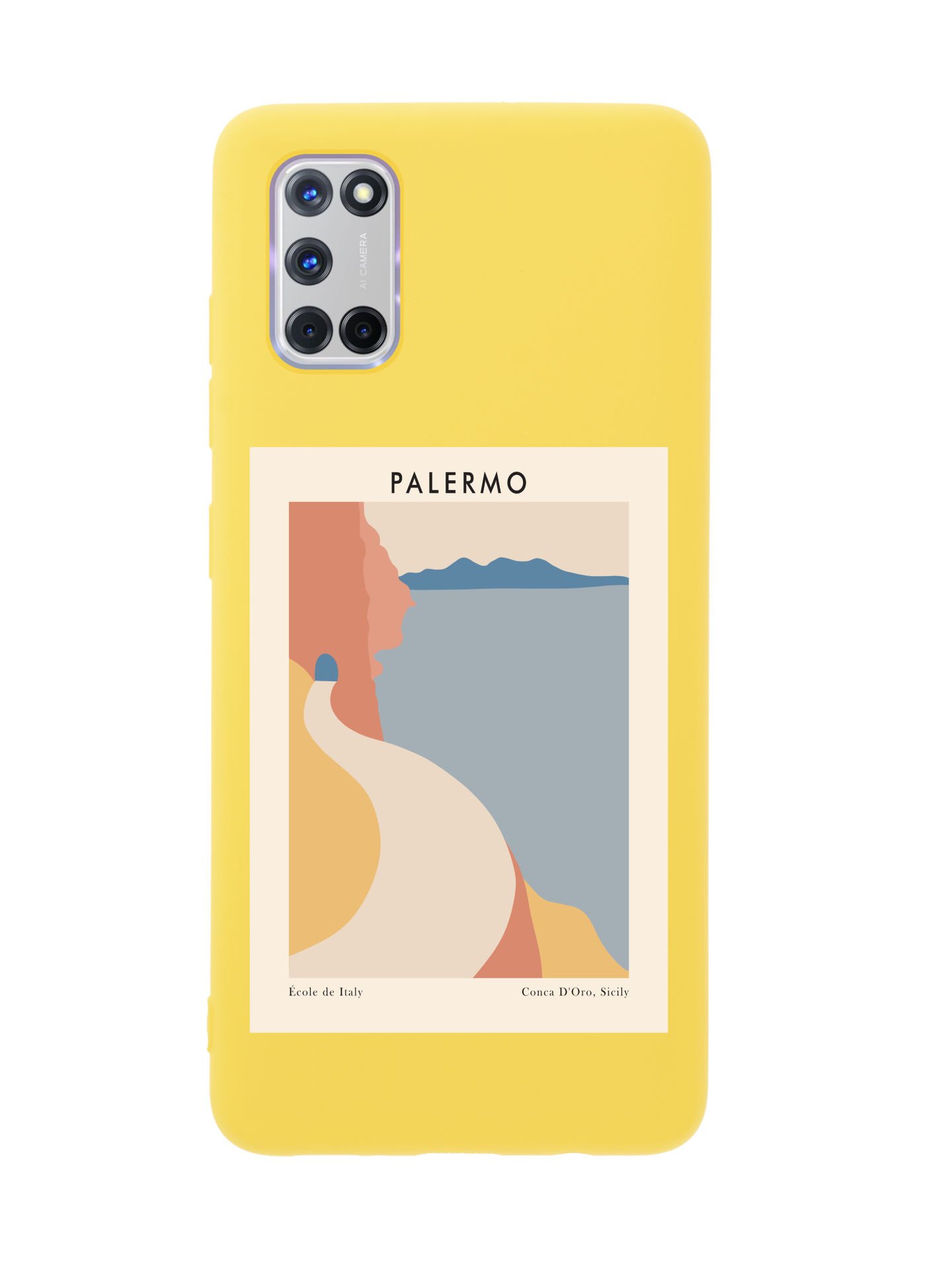 Oppo A72 Palermo Premium Silikonlu Telefon Kılıfı