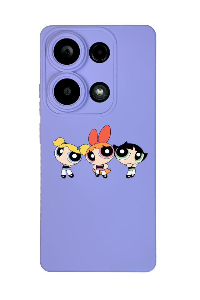 Xiaomi Redmi Note 13 Pro 4G Uyumlu Powerpuff Girls Desenli Premium Silikonlu Lansman Telefon Kılıfı