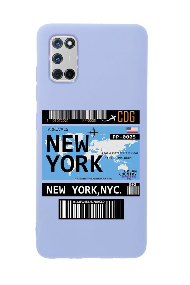 Oppo A52 New York Premium Silikonlu Telefon Kılıfı