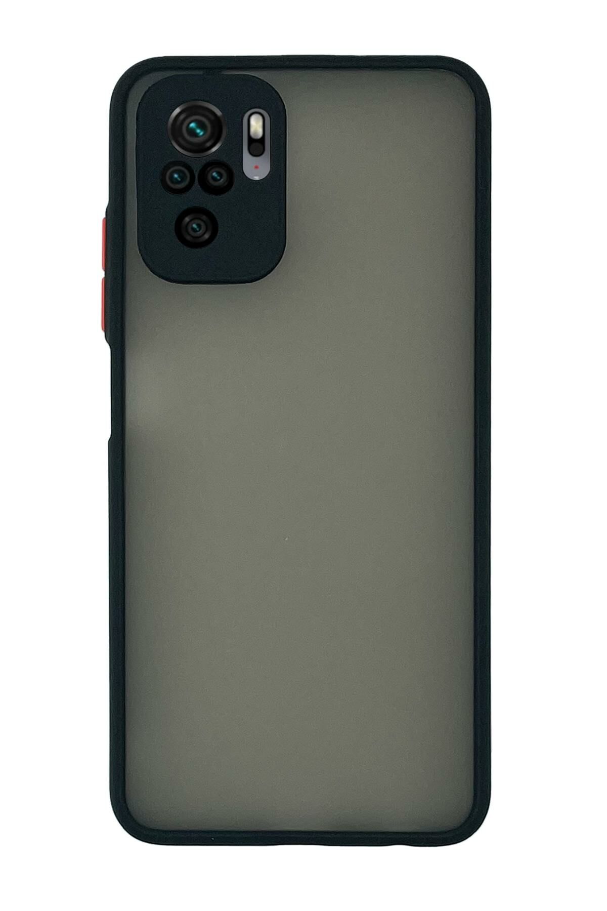 Xiaomi Redmi Note 10 4G Buzlu Şeffaf Lüx Telefon Kılıfı MCH90