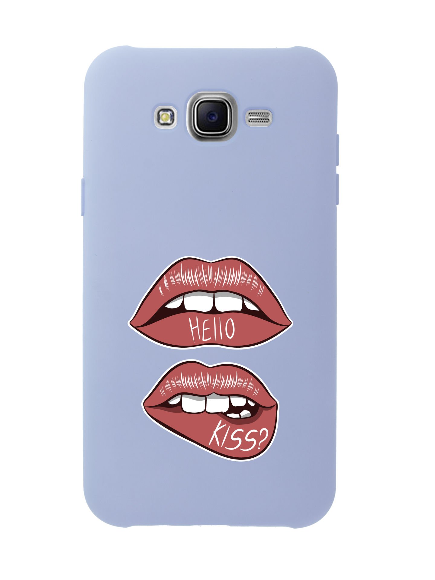 Samsung J7 Core Hello Kiss Premium Silikonlu Telefon Kılıfı