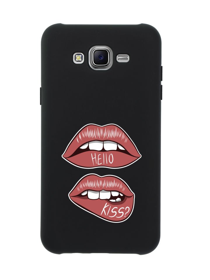 Samsung J7 Core Hello Kiss Premium Silikonlu Telefon Kılıfı