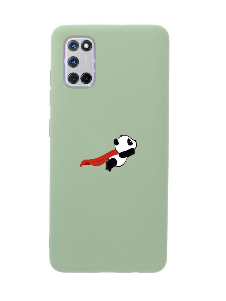 Oppo A72 Uçan Panda Premium Silikonlu Telefon Kılıfı