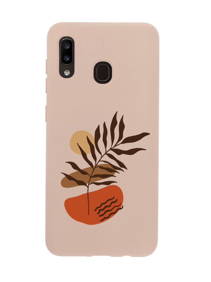 Samsung A30 Floral Art Premium Silikonlu Telefon Kılıfı