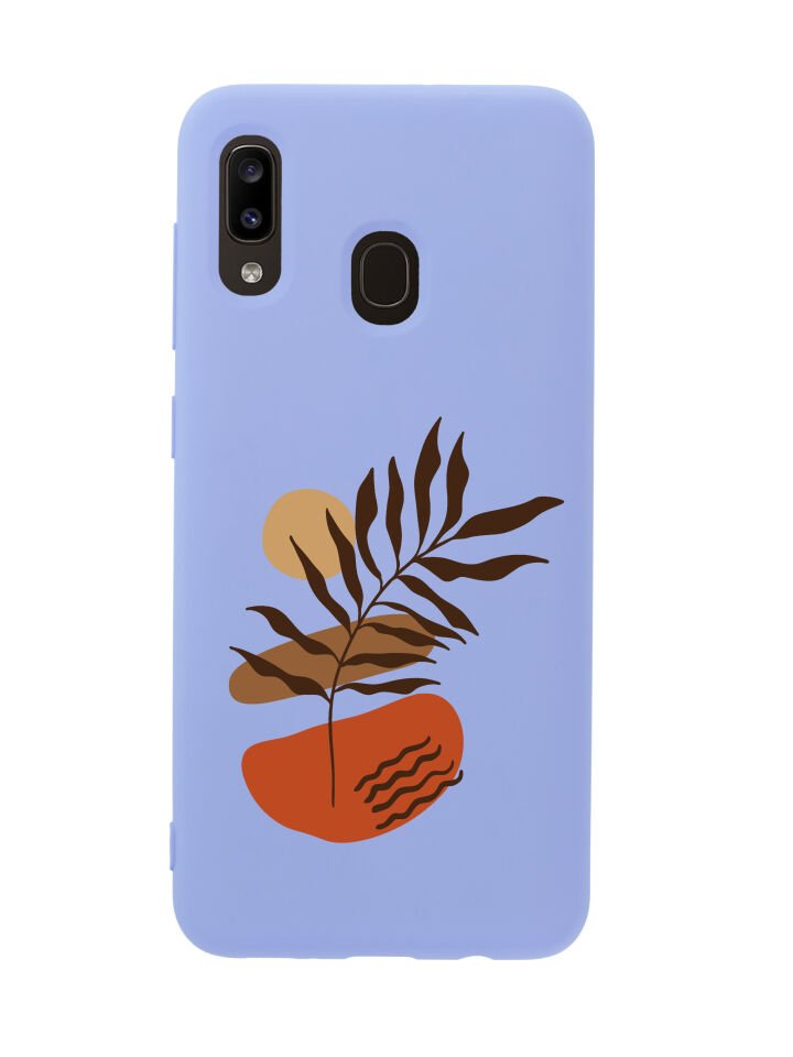 Samsung A30 Floral Art Premium Silikonlu Telefon Kılıfı