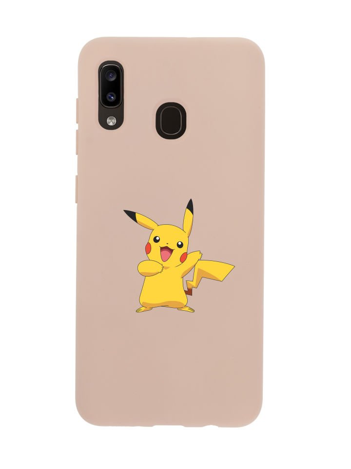 Samsung A30 Pikachu Premium Silikonlu Telefon Kılıfı