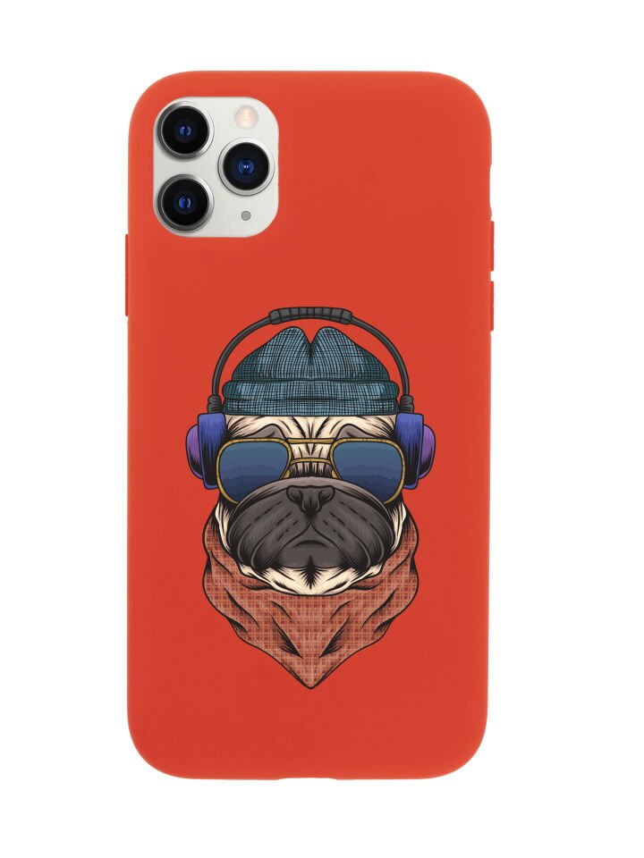 iPhone 11 Pro Pug Premium Lansman Silikonlu Kılıf