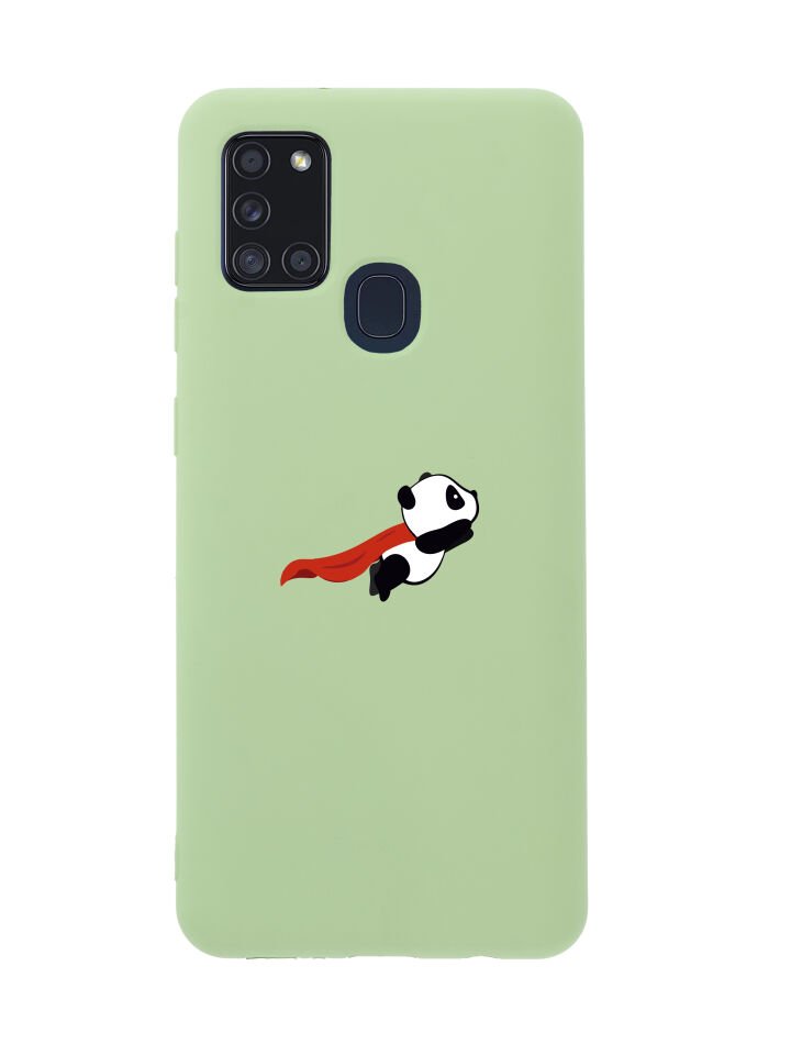 Samsung A21s Uçan Panda Premium Silikonlu Telefon Kılıfı