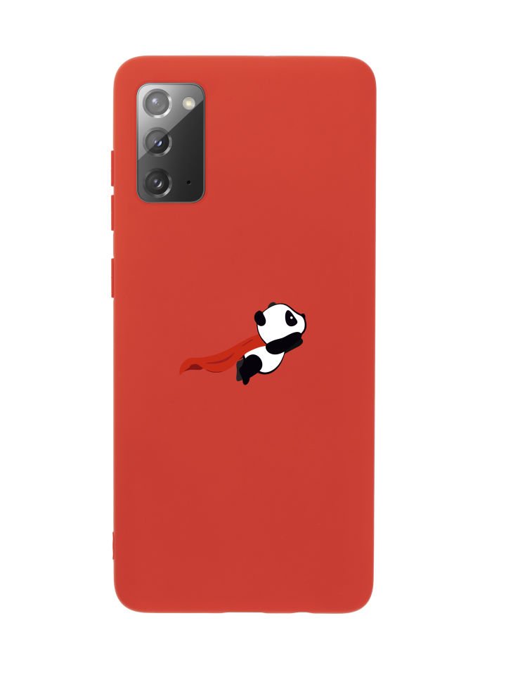Samsung Note 20 Uçan Panda Premium Silikonlu Telefon Kılıfı