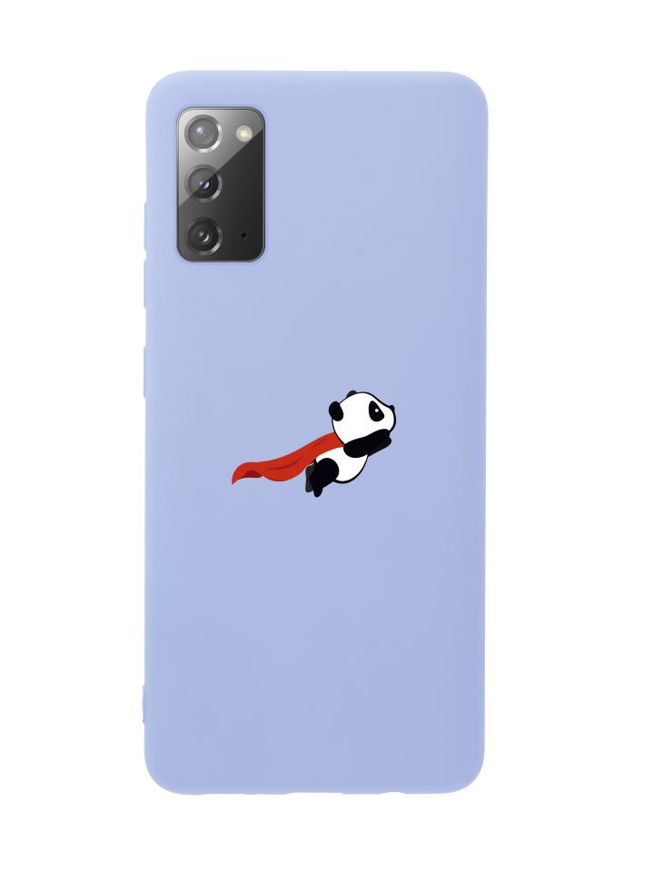 Samsung Note 20 Uçan Panda Premium Silikonlu Telefon Kılıfı
