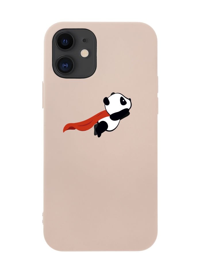 iPhone 12 Uçan Panda Desenli Premium Lansman Kılıf