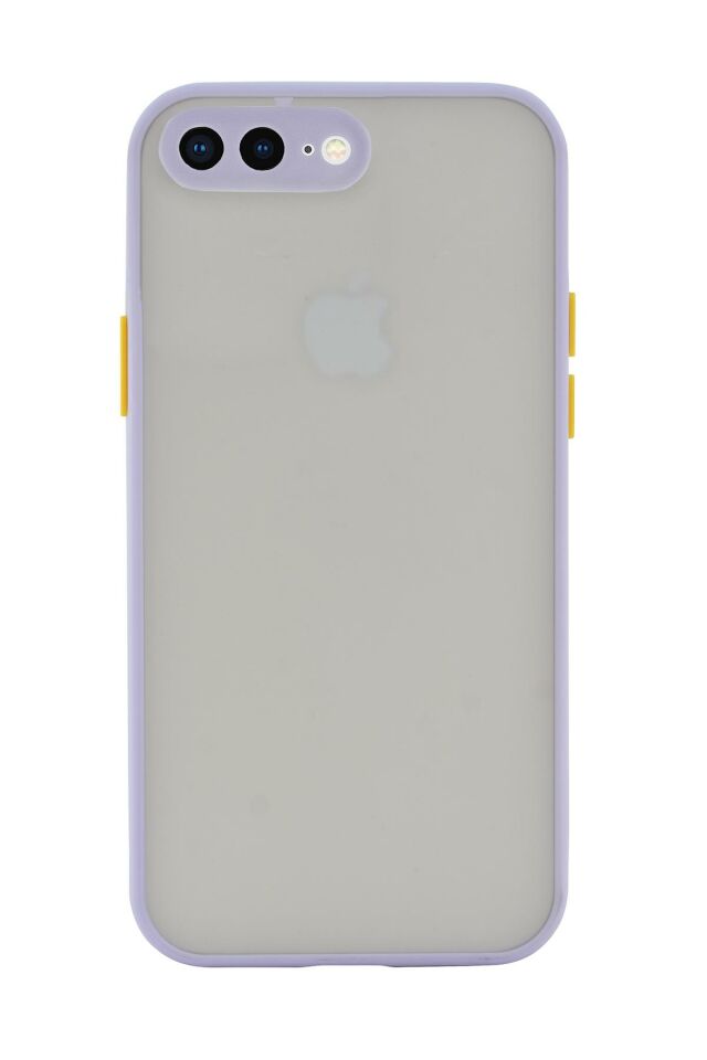 iPhone 7 Plus Buzlu Şeffaf Lüx Telefon Kılıfı MCH90