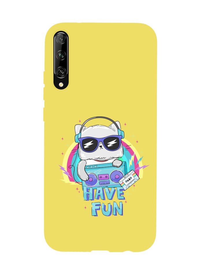 Huawei Psmart Pro Have Fun Premium Silikonlu Telefon Kılıfı