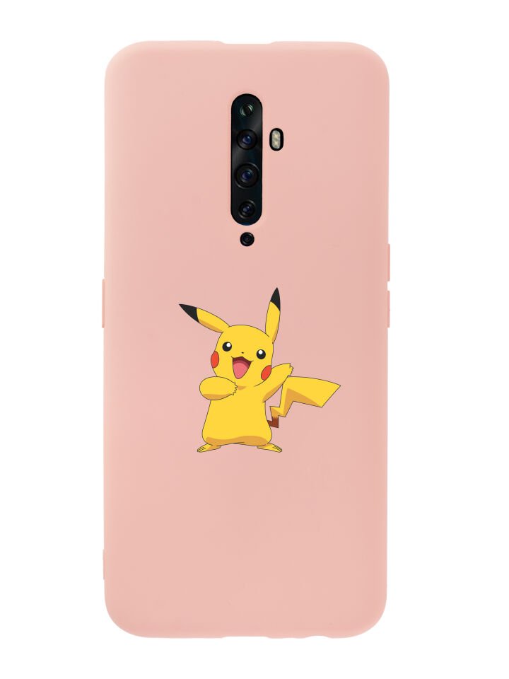 Oppo Reno 2Z Pikachu Premium Silikonlu Telefon Kılıfı