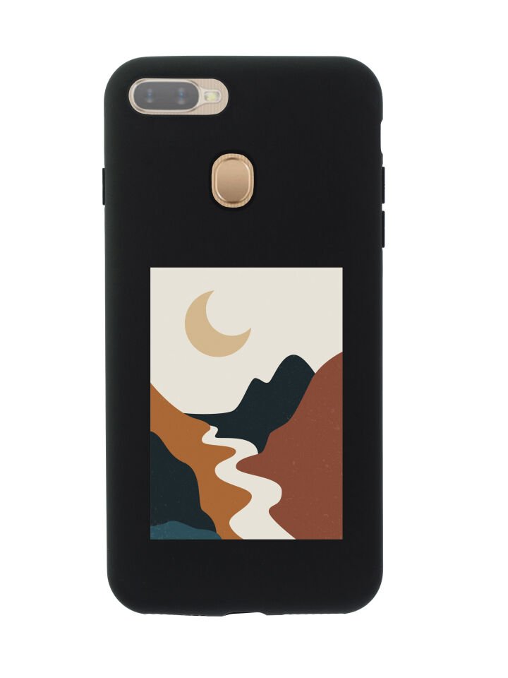 Oppo AX7 Landscape Art Premium Silikonlu Telefon Kılıfı