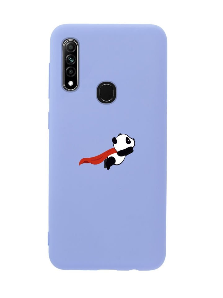 Oppo A31 Uçan Panda Premium Silikonlu Telefon Kılıfı