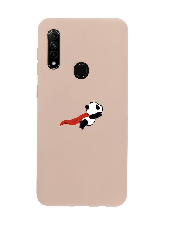 Oppo A31 Uçan Panda Premium Silikonlu Telefon Kılıfı