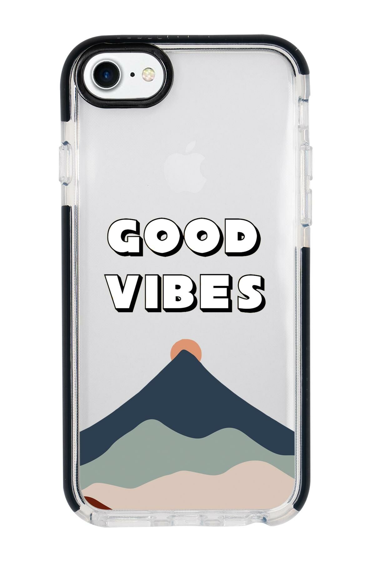 iPhone SE 2020 Good Vibes Candy Bumper Silikonlu Telefon Kılıfı