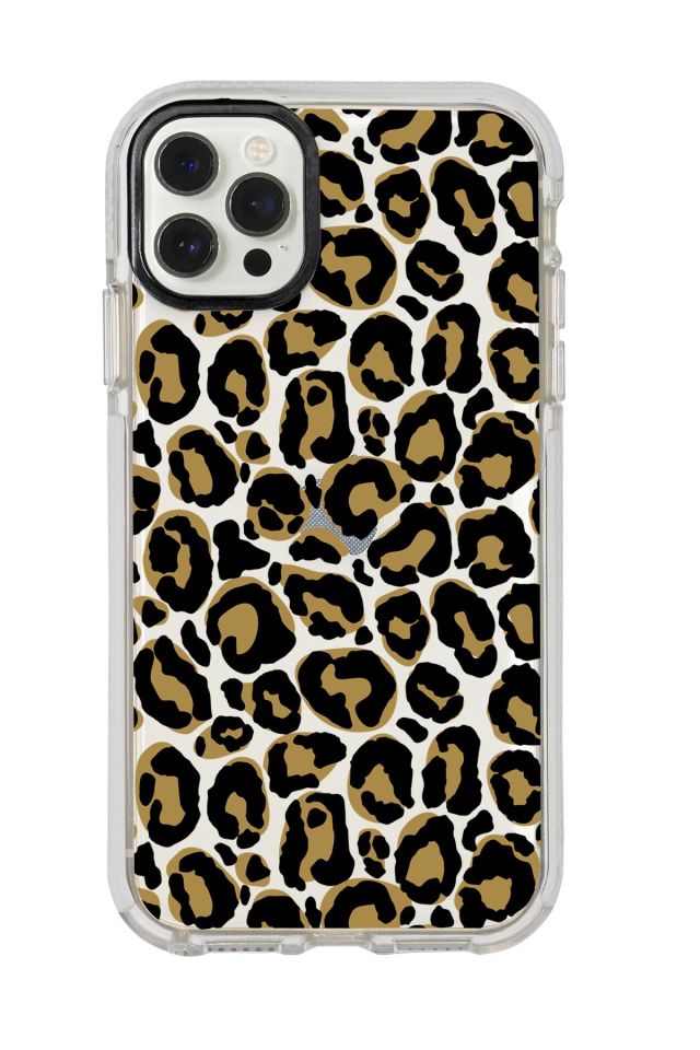 iPhone 12 Pro Max Leopar Desenli Candy Bumper Silikonlu Telefon Kılıfı