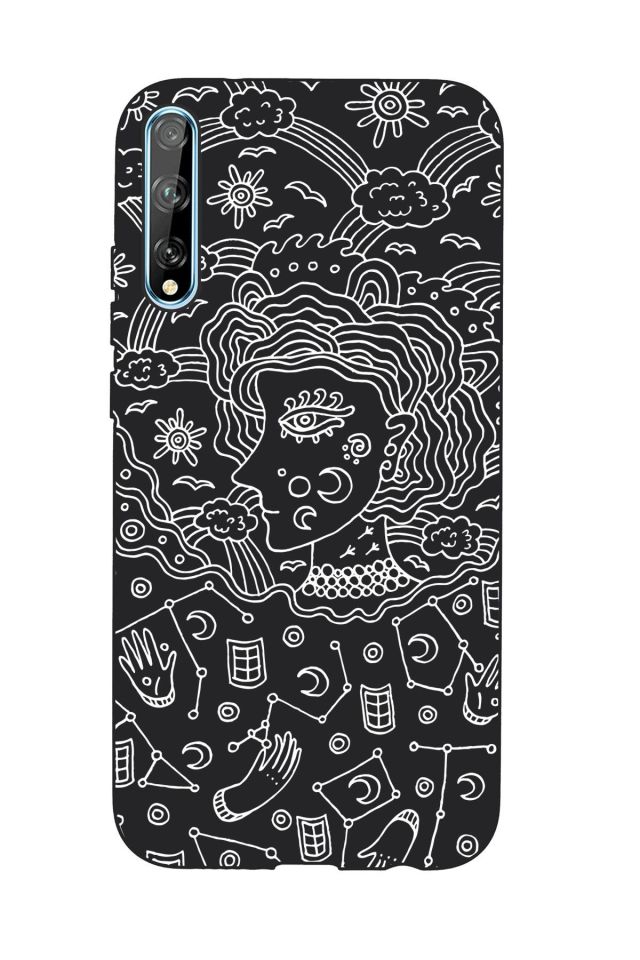 Huawei Psmart S Art Of Astrology Premium Silikonlu Telefon Kılıfı