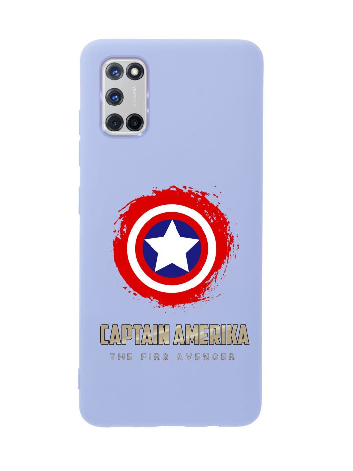 Oppo A72 Captain America Premium Silikonlu Telefon Kılıfı