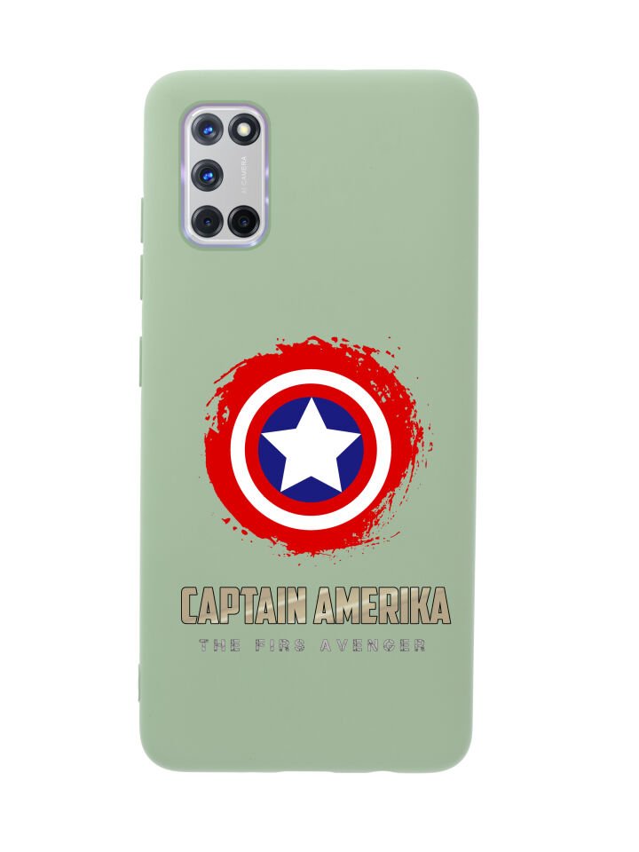 Oppo A72 Captain America Premium Silikonlu Telefon Kılıfı