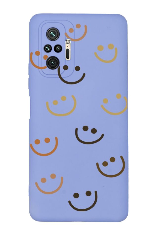 Redmi Note 10 Pro Max Smile Desenli Premium Silikonlu Telefon Kılıfı