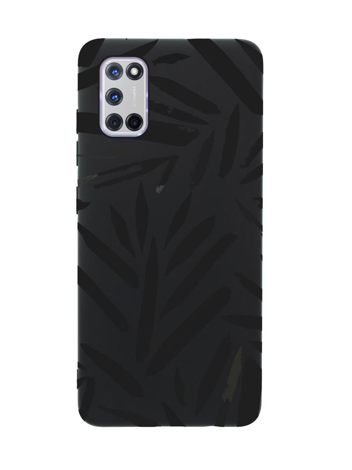 Oppo A72 Fırça Darbeleri Premium Silikonlu Telefon Kılıfı