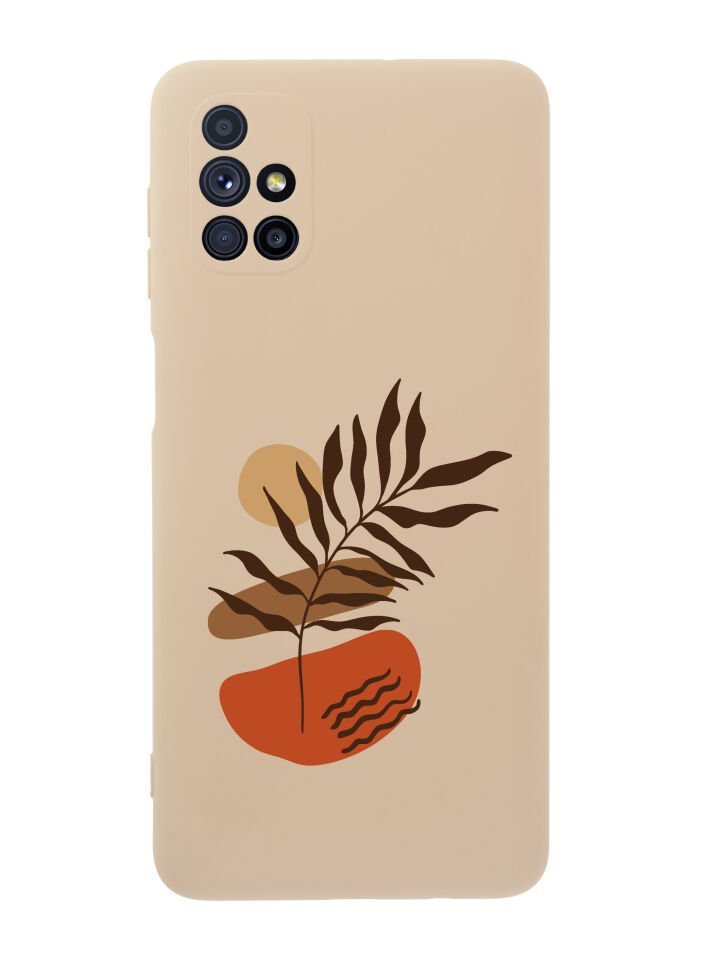 Samsung M51 Floral Art Premium Silikonlu Telefon Kılıfı